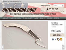 Tablet Screenshot of cuttingedge.com